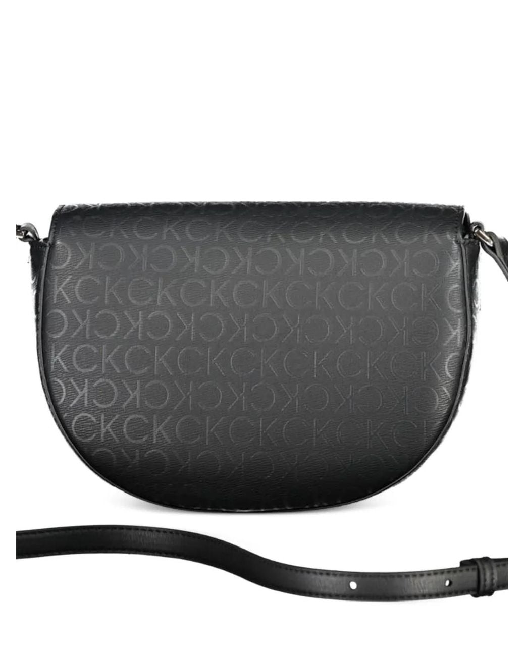 Calvin Klein Gray Monogram Shoulder Bag