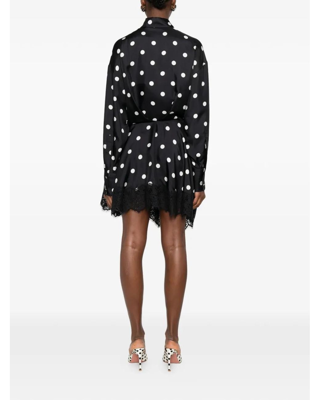 Sportmax Black Silk Mini Dress For