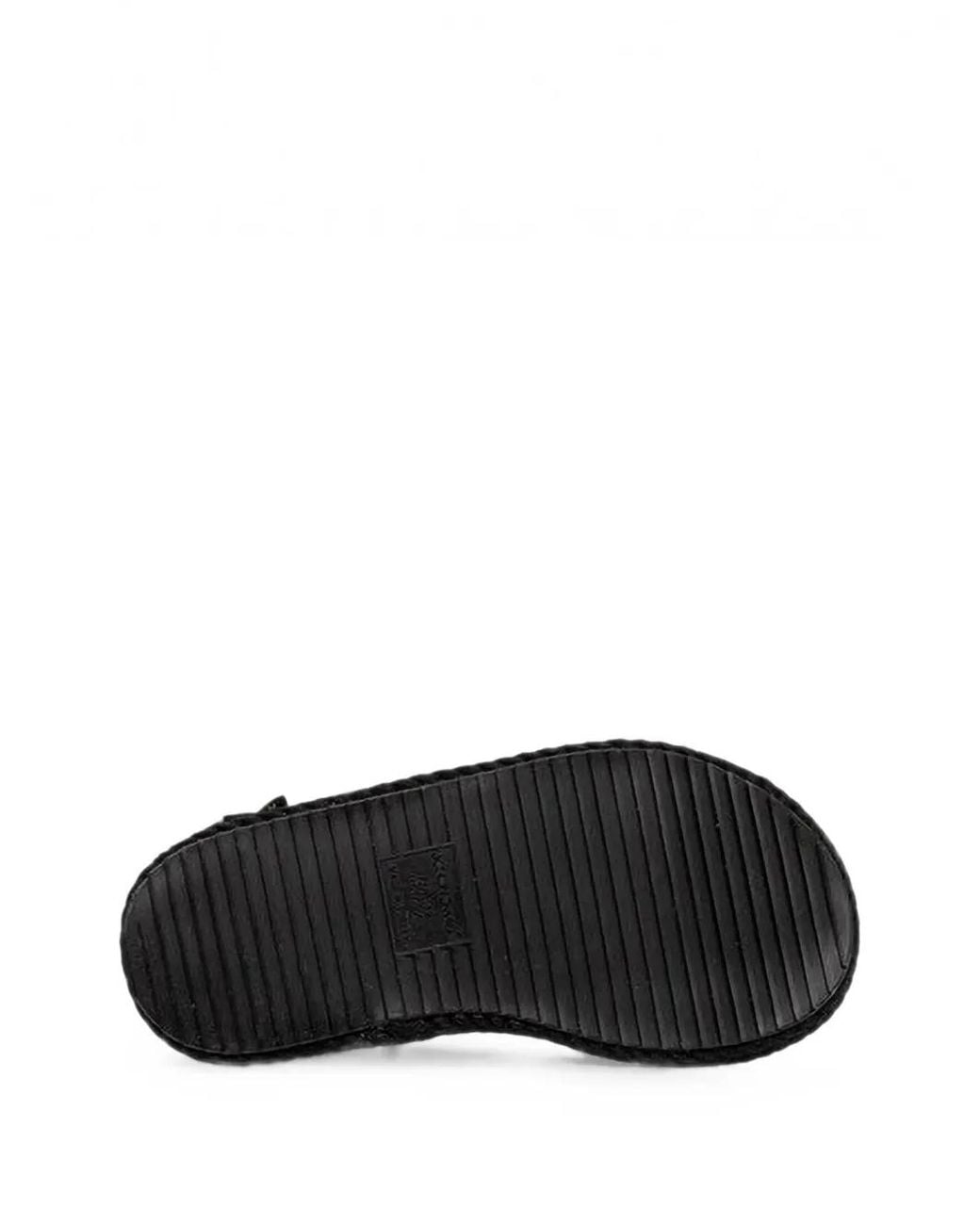 Bohonomad Black Rope-Detail Sandals