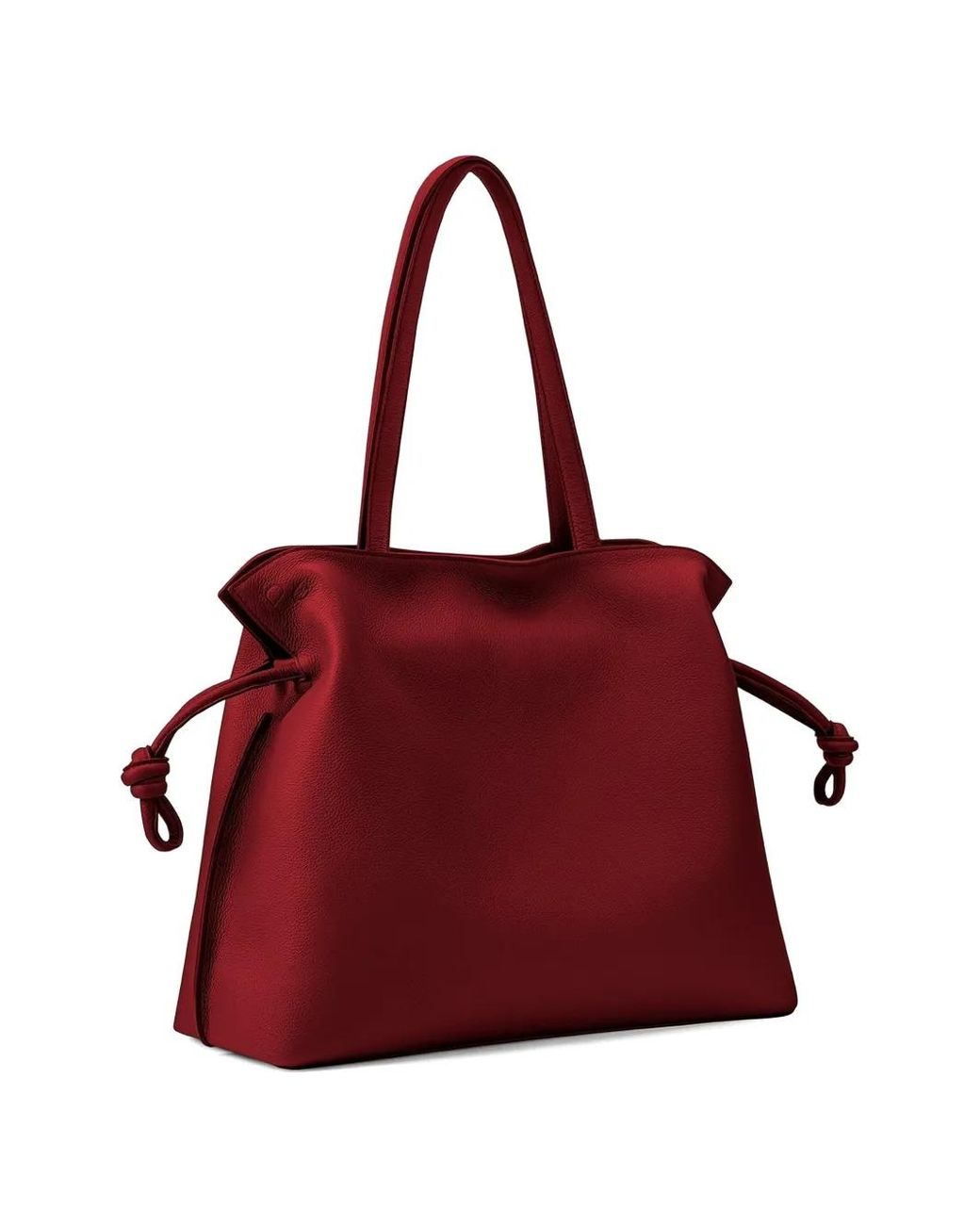 Esin Akan Red Large Emma Leather Tote Bag