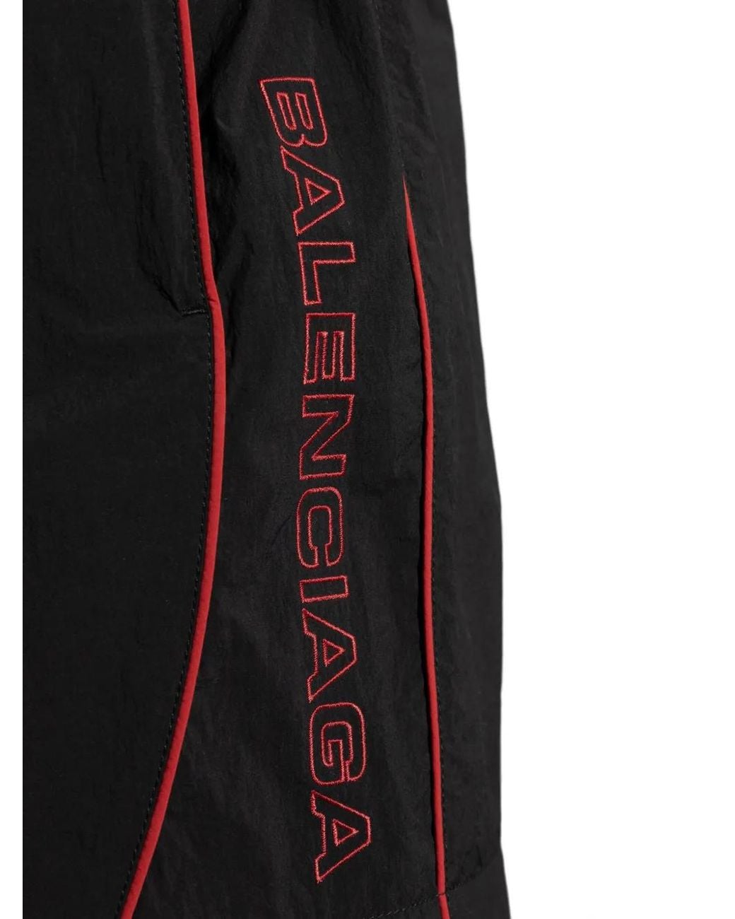 Balenciaga Black Nylon Shorts for men