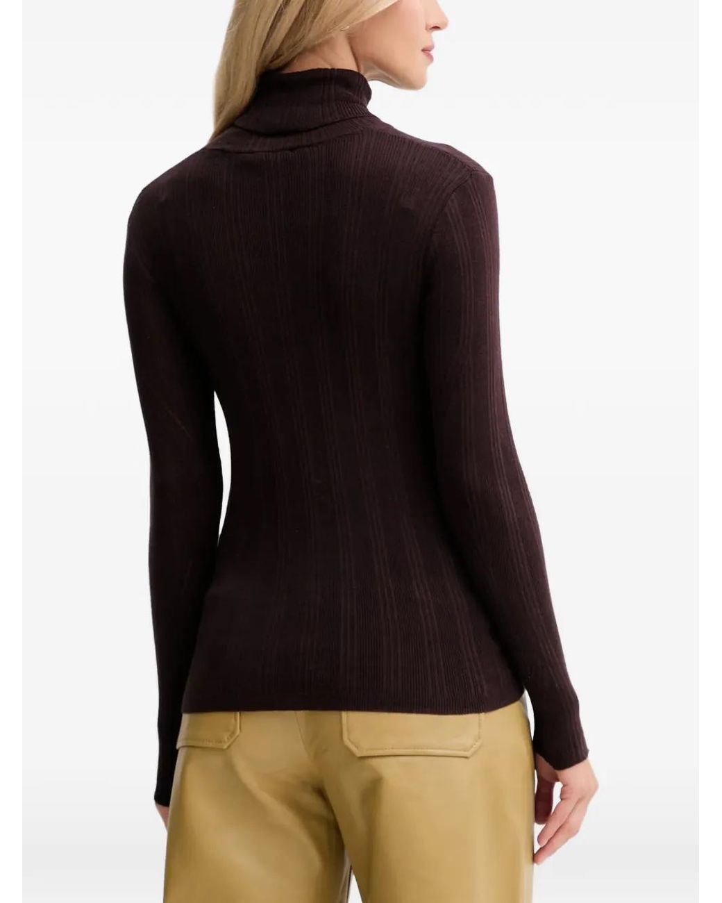 Sessun Black Roll-Neck Sweater