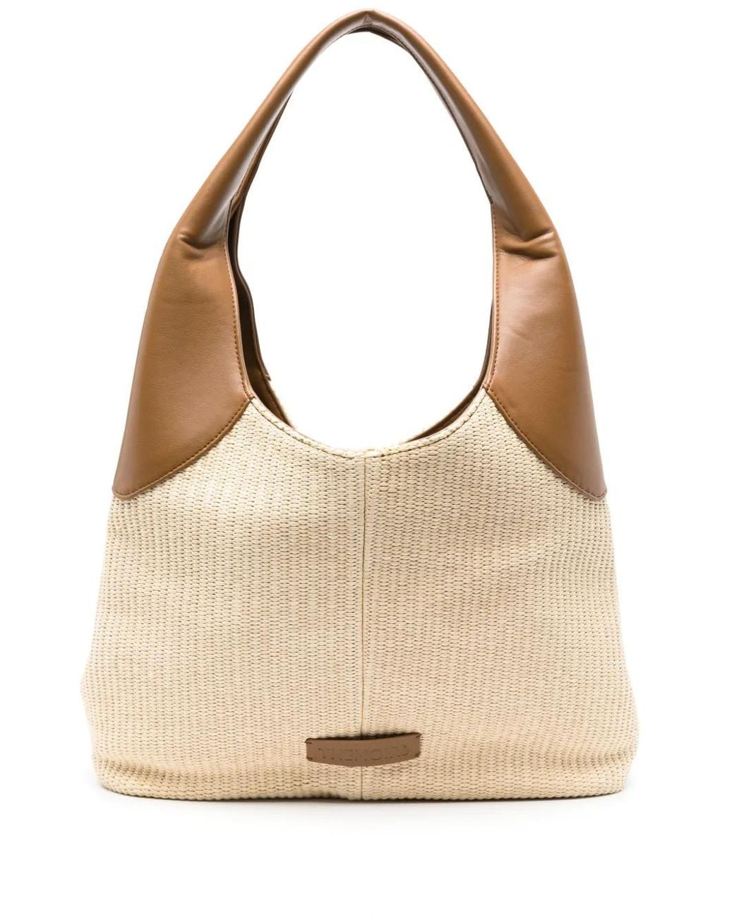 THEMOIRÈ Natural Ninfa Straw Shoulder Bag