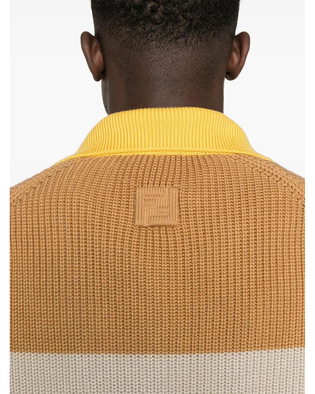 Fendi Gestreept Poloshirt in het Multicolor voor heren