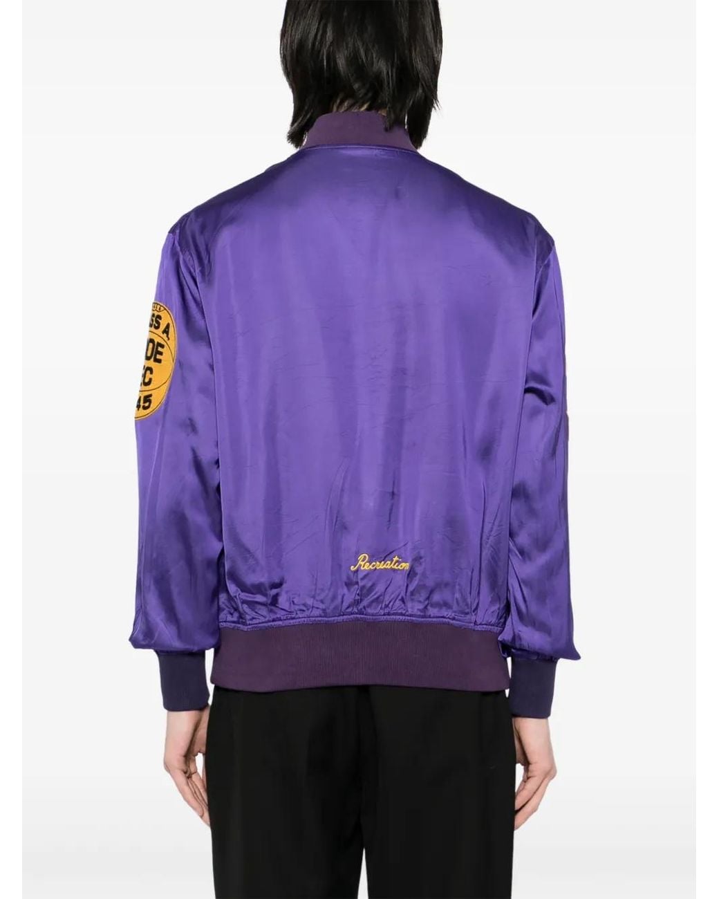Bode Purple Athlete's Rally Jacket for men