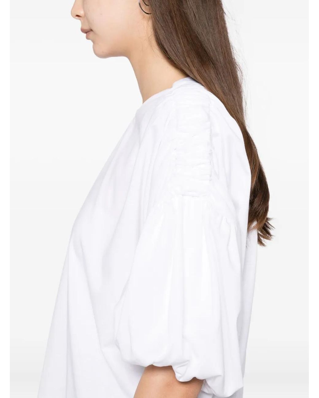 Noir Kei Ninomiya White Cotton T-Shirt
