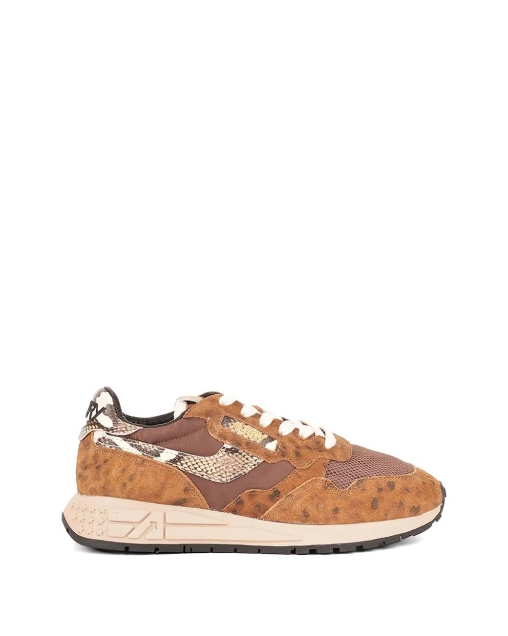 Autry Pink Lace Up Sneakers