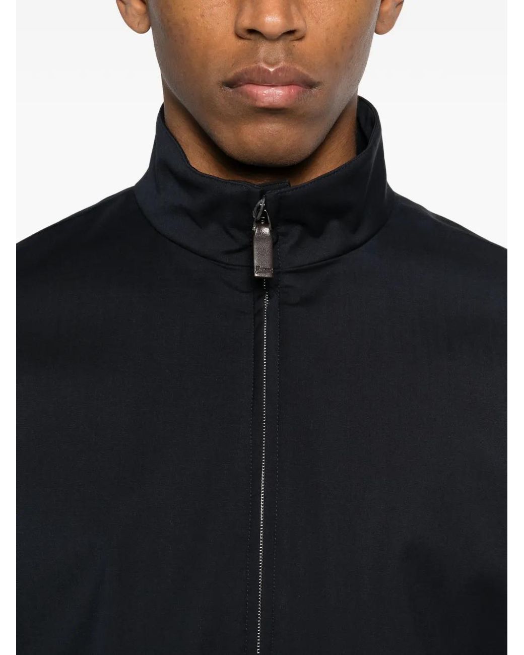 Herno Blue Veste À Poches Plaquées for men