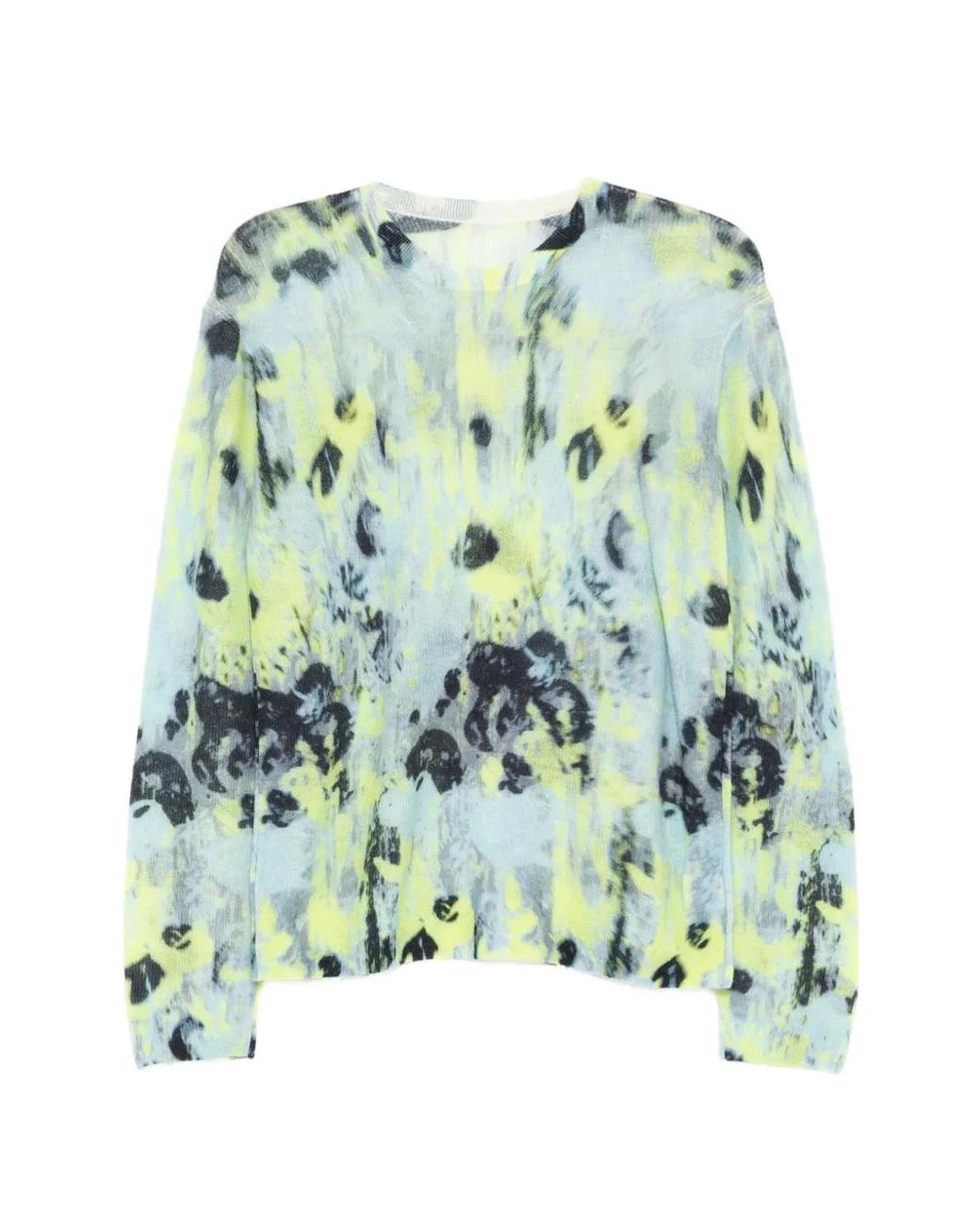 JNBY Green Brushed-Effect Sweater