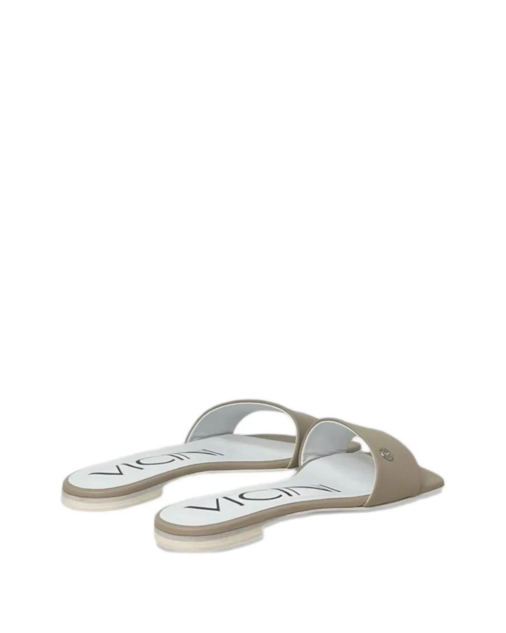 Vicini Metallic Square-Toe Sandals