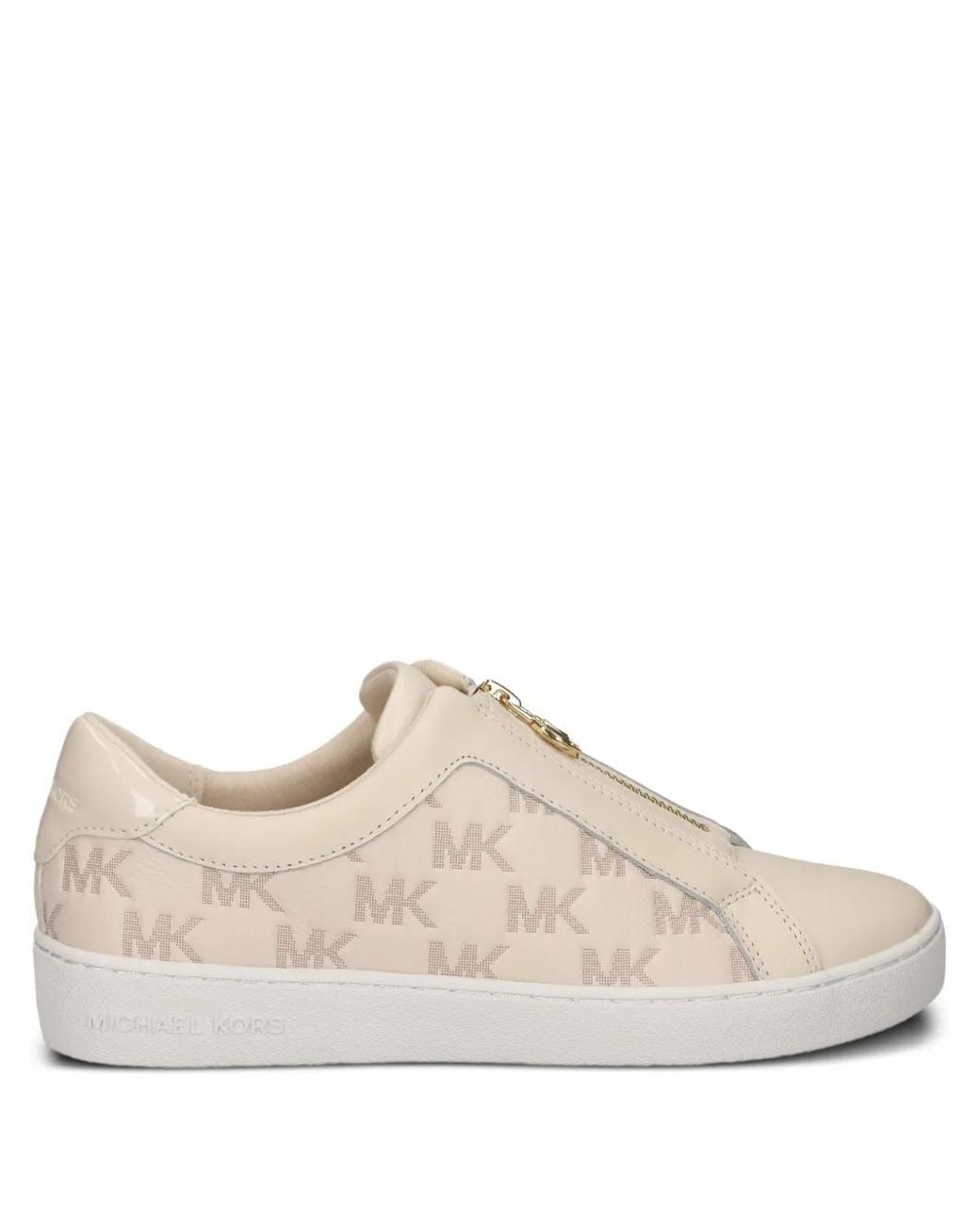 MICHAEL Michael Kors Brown Keaton Zip-Detail Sneakers