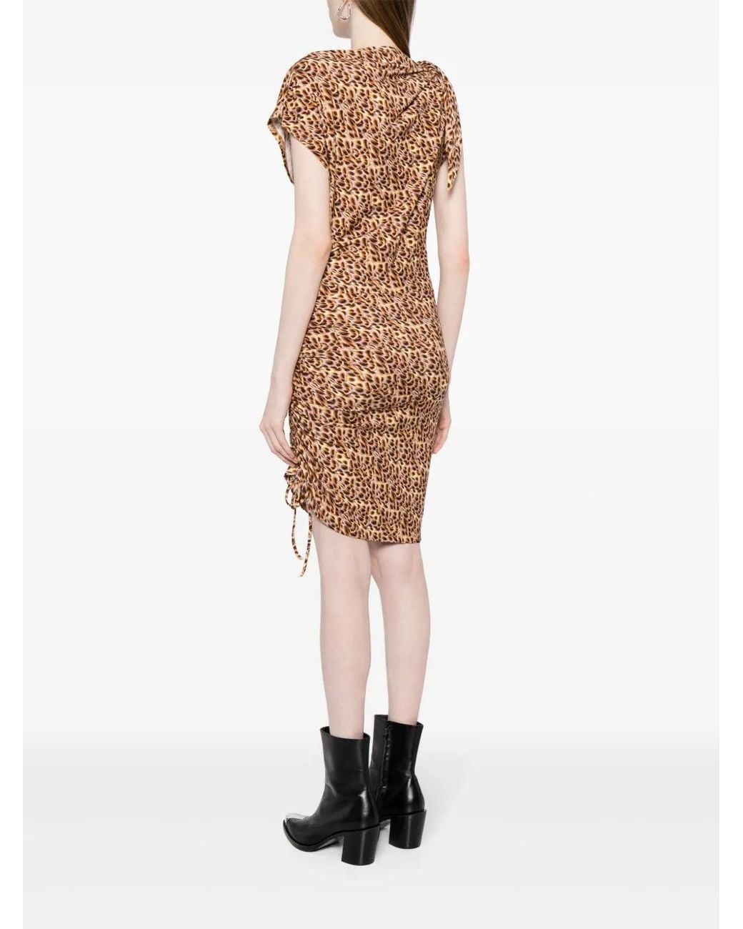 Isabel Marant Natural Asymmetrical Dress
