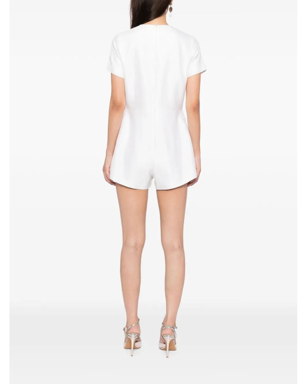 Macgraw White Joan Playsuit