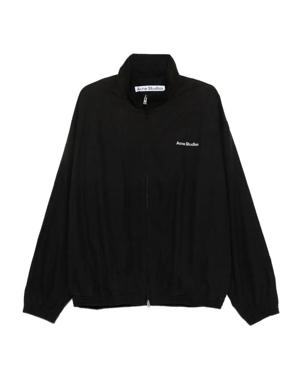 Acne Black Washed Logo Jacket