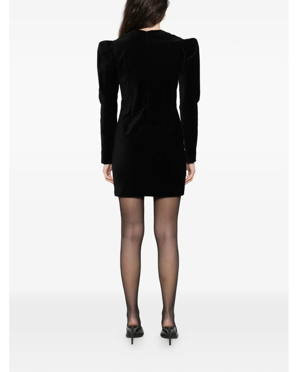 Robe Courte Danee À Manches Bouffantes Isabel Marant en coloris Black