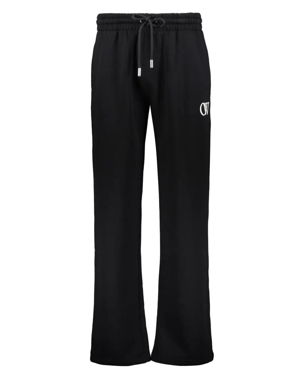 Off-White c/o Virgil Abloh Black Drawstring Tracks Pants for men