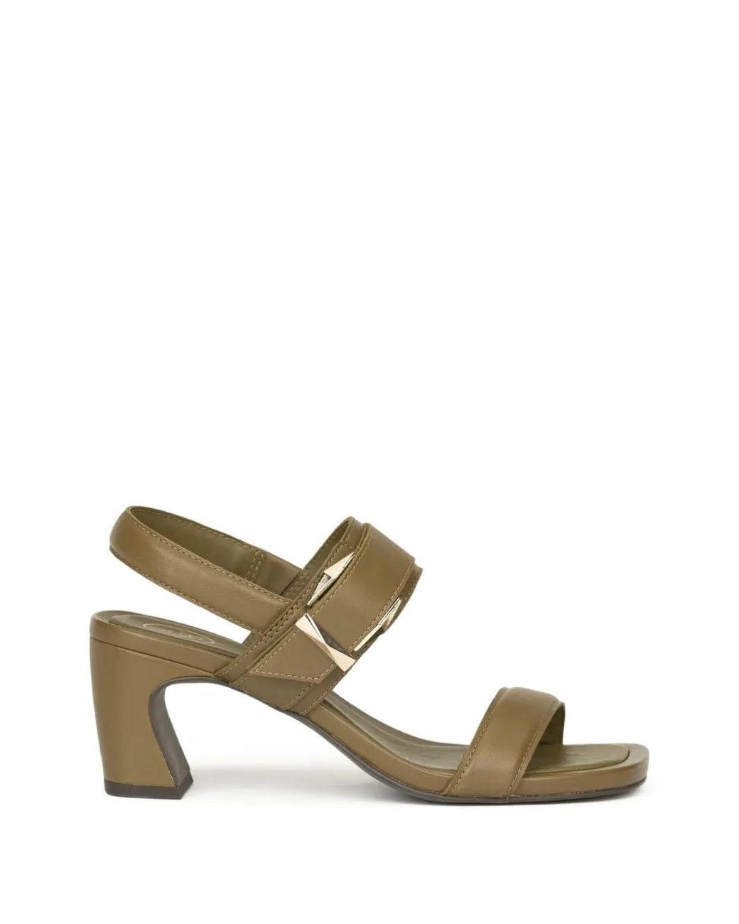 Ash Metallic Era Heeled Sandals