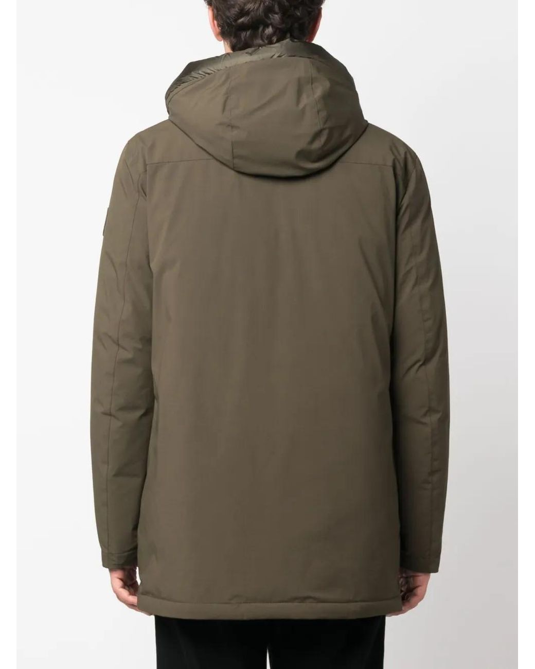 Woolrich Gewatteerde Parka in het Green voor heren