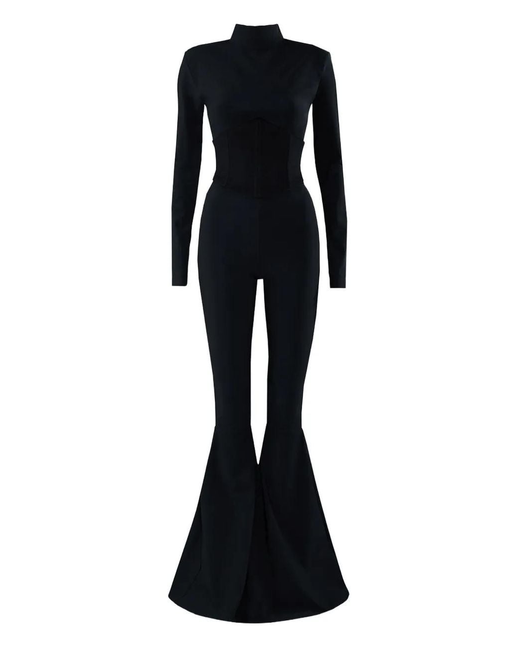 Vestiaire d'un Oiseau Libre Black Flared Jumpsuit