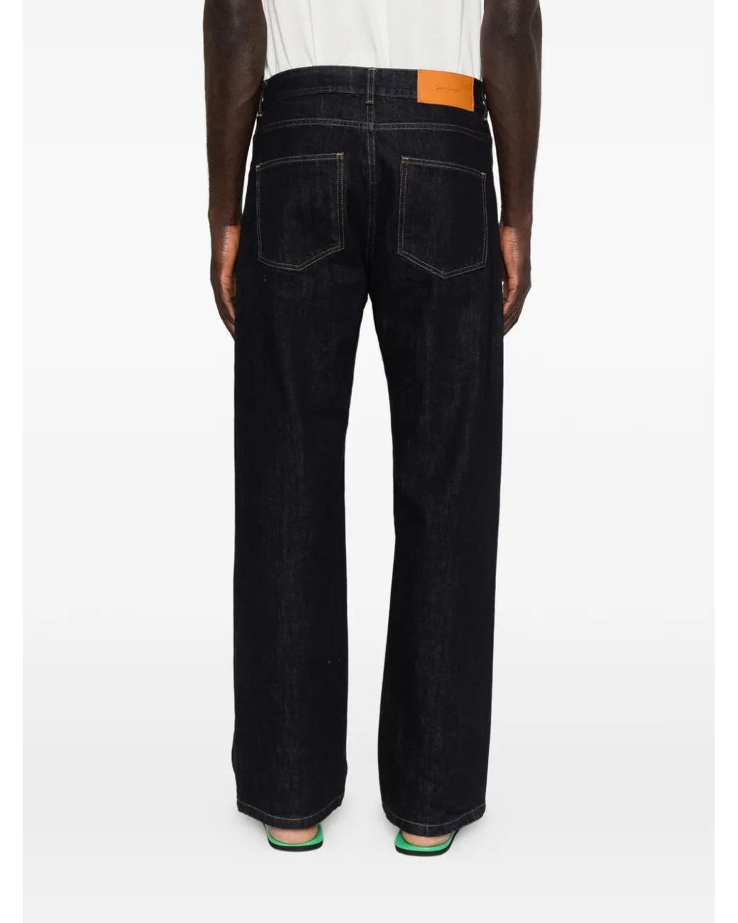 Second/Layer Blue Big Papi Straight-Leg Jeans for men