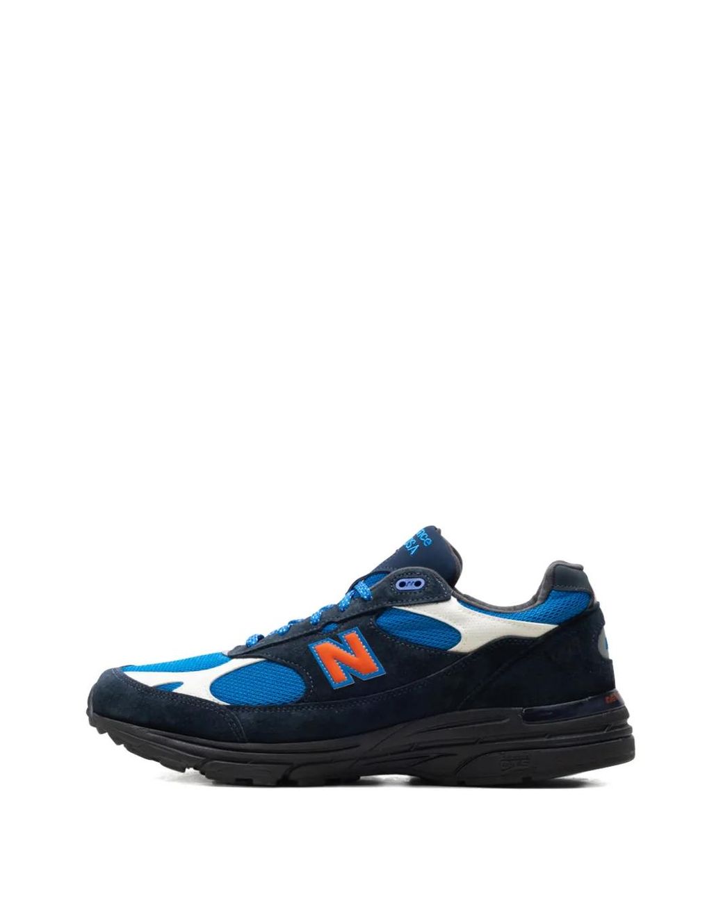 New Balance Blue X Kith Panelled Sneakers for men