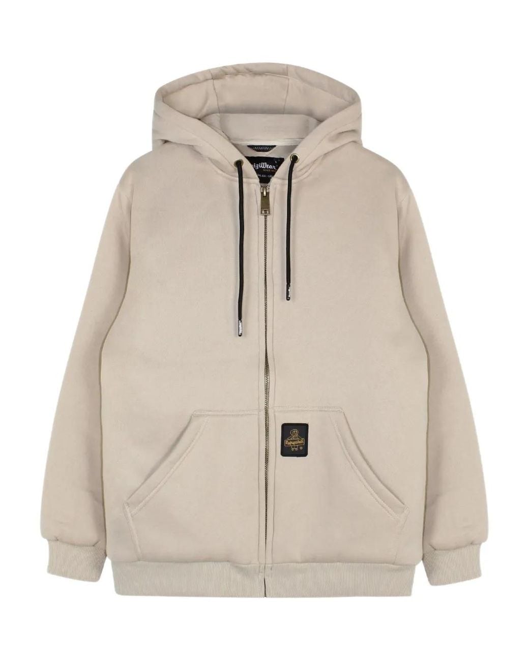 Refrigiwear Natural Astro Zip-Up Hoodie for men