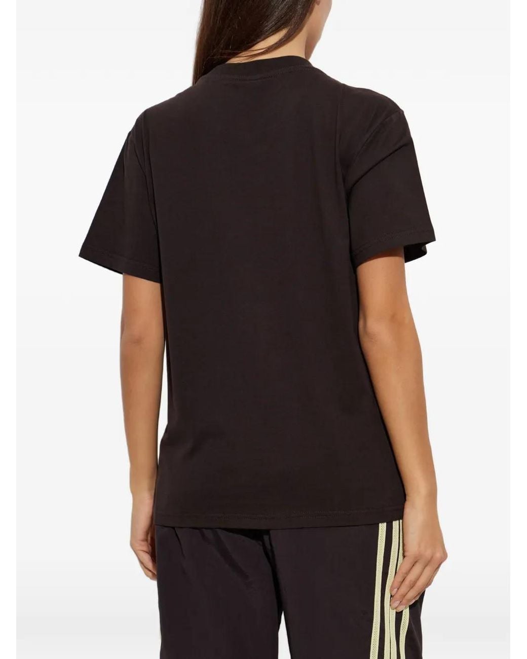 P.E Nation Black Infinity Relaxed Logo-Print T-Shirt