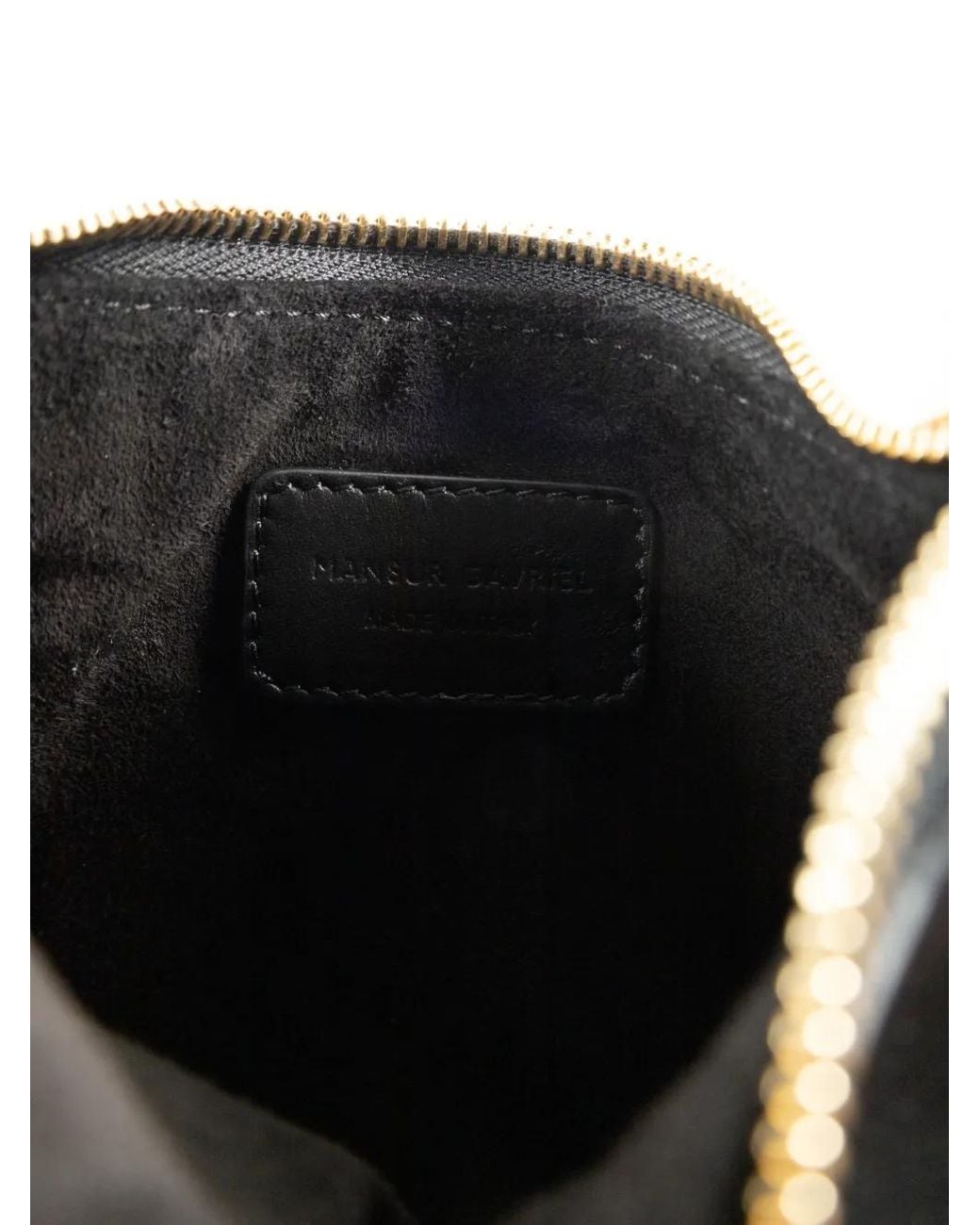 Mansur Gavriel Black Mini Gnocchi Shoulder Bag