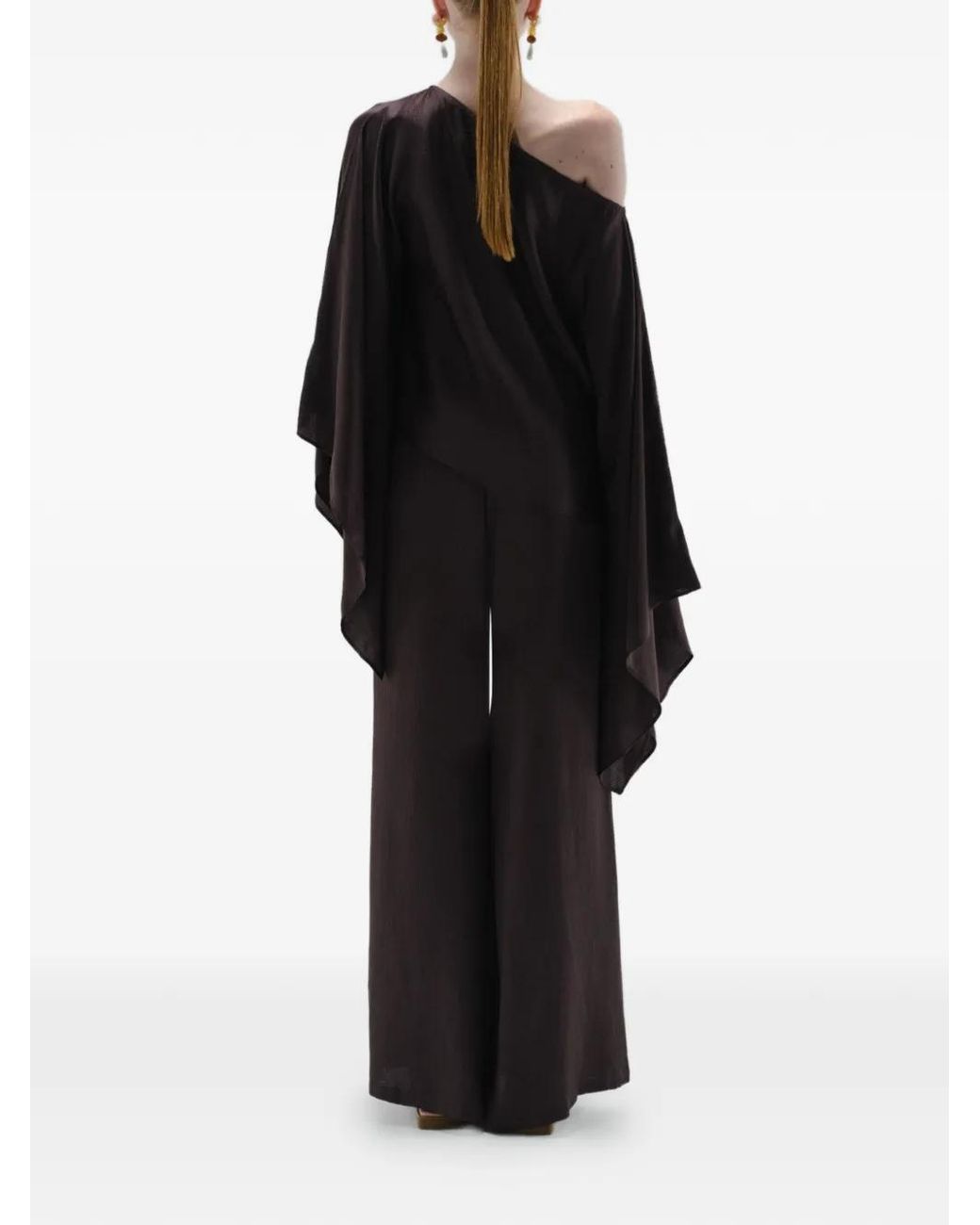 Baobab Purple Cala High-Rise Palazzo Pants