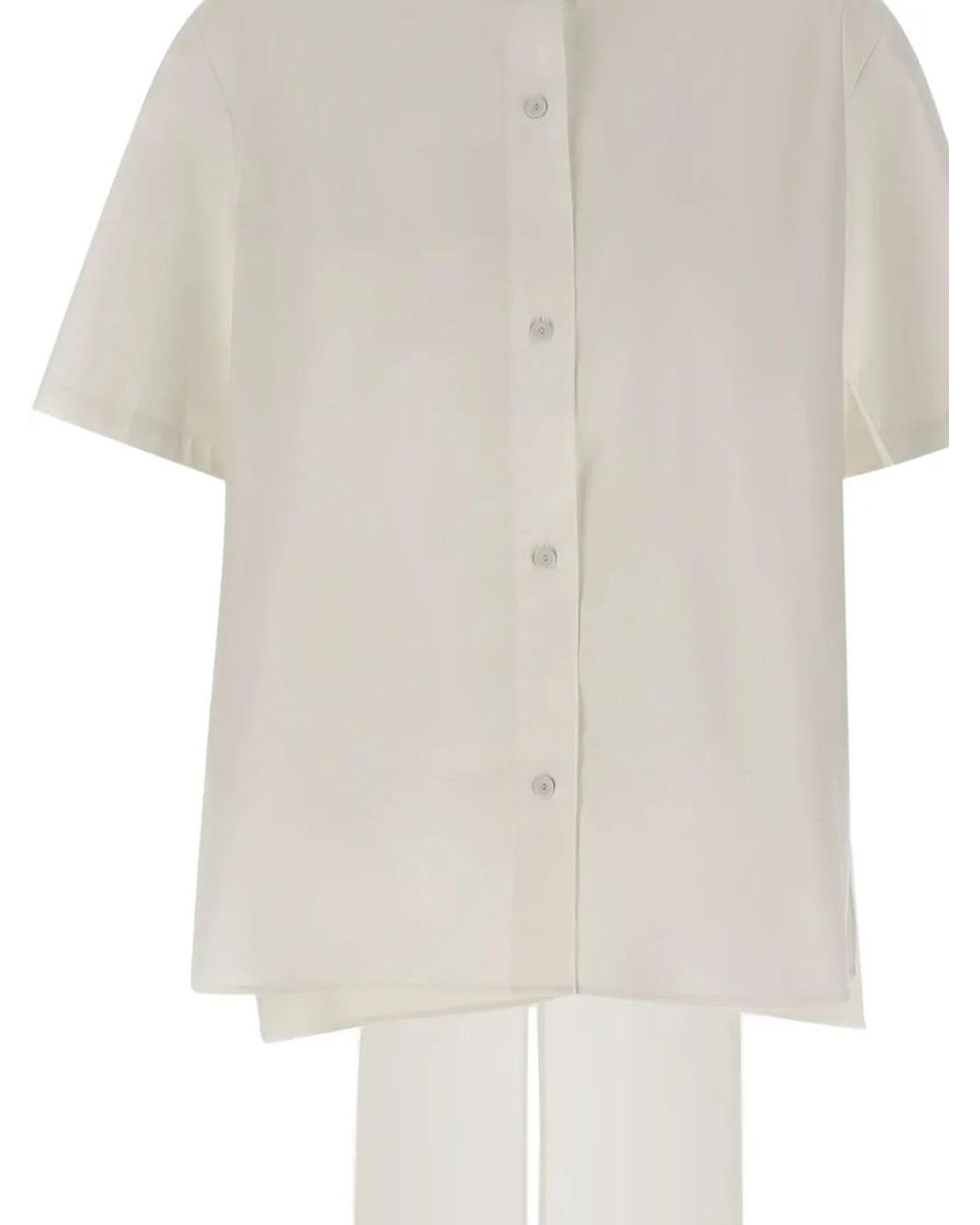 THE GARMENT White Chemise À Col Mao