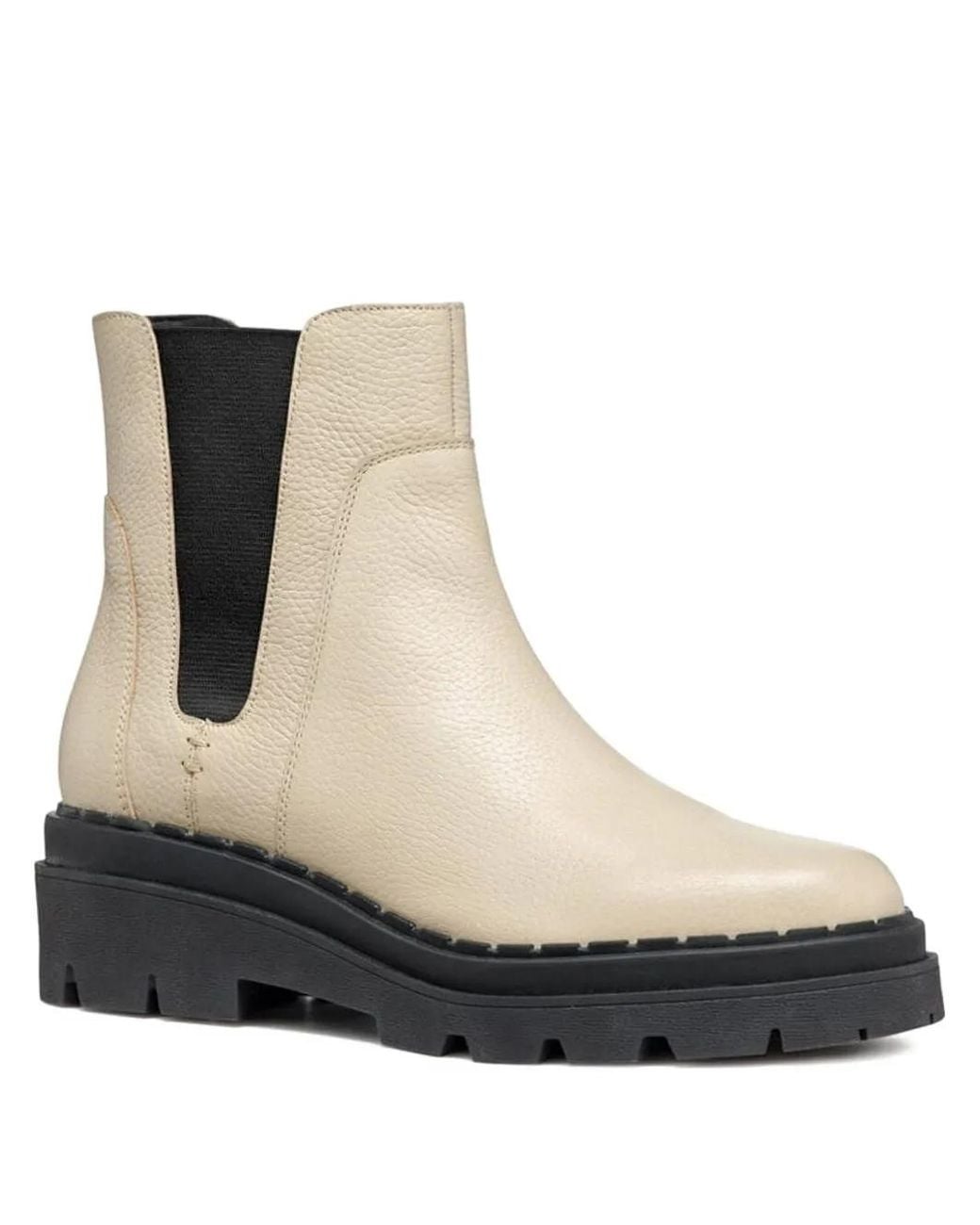 Geox White Felleny C Boots