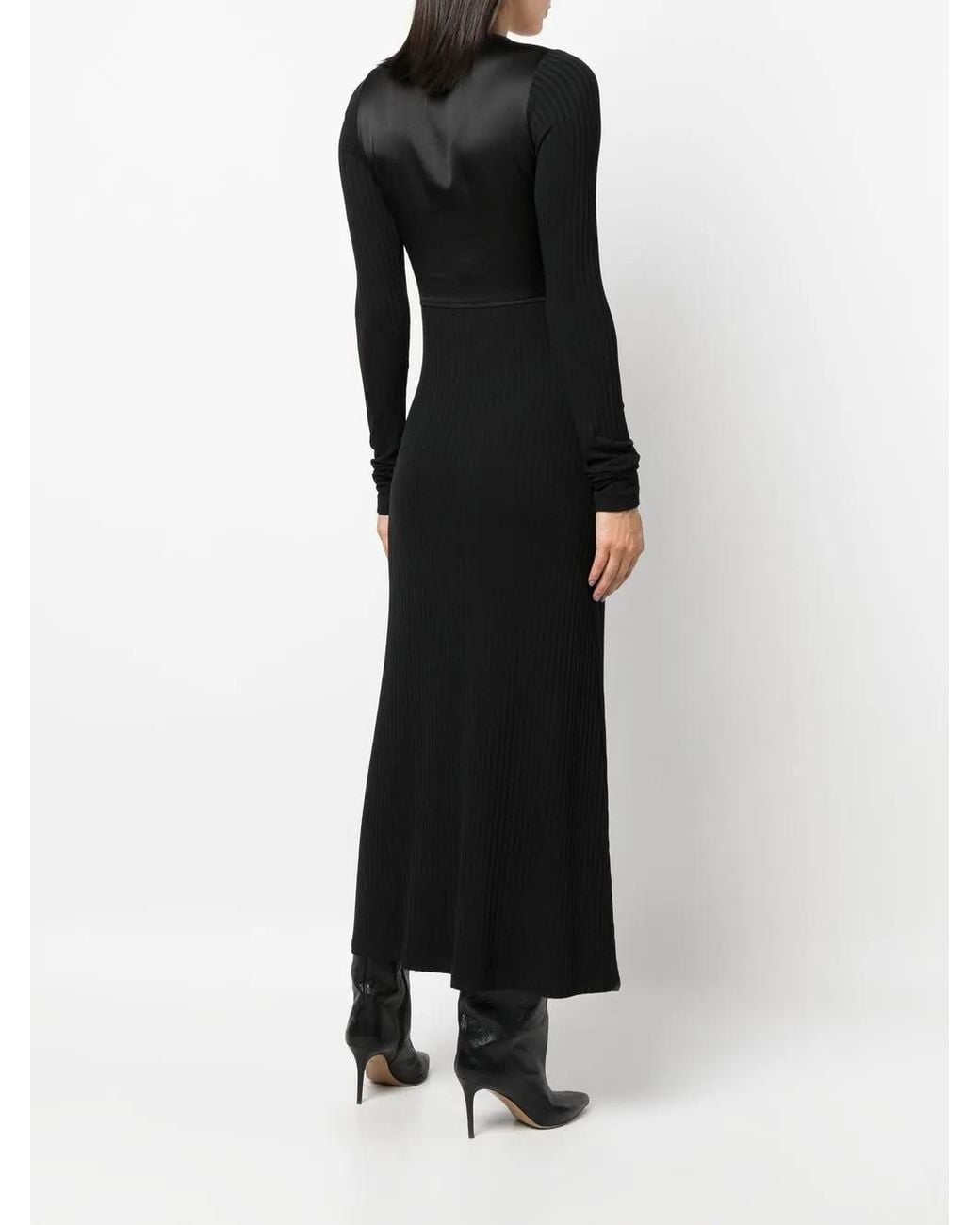 DIESEL Black Pocket-Detal Panelled Dress