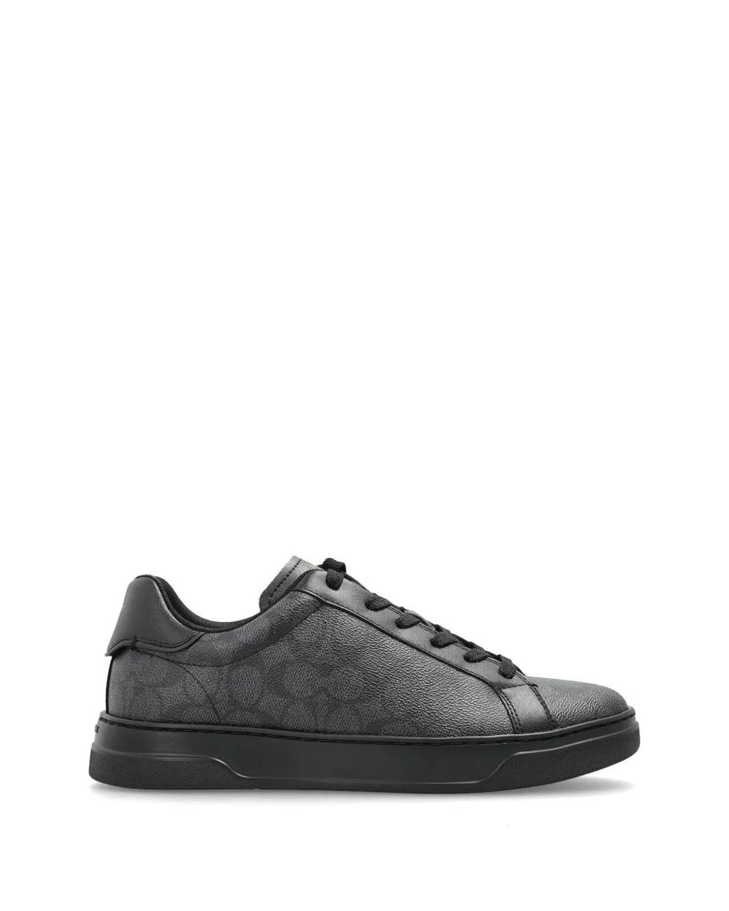 COACH Black Baskets À Logo Imprimé for men