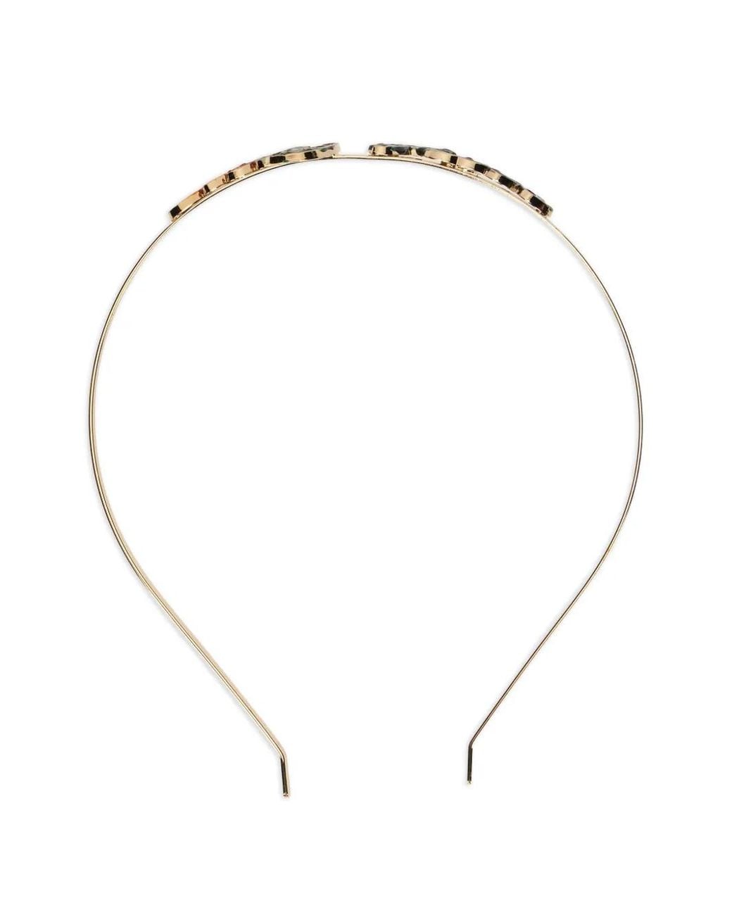 Red(v) Metallic Decorative Lettering Headband