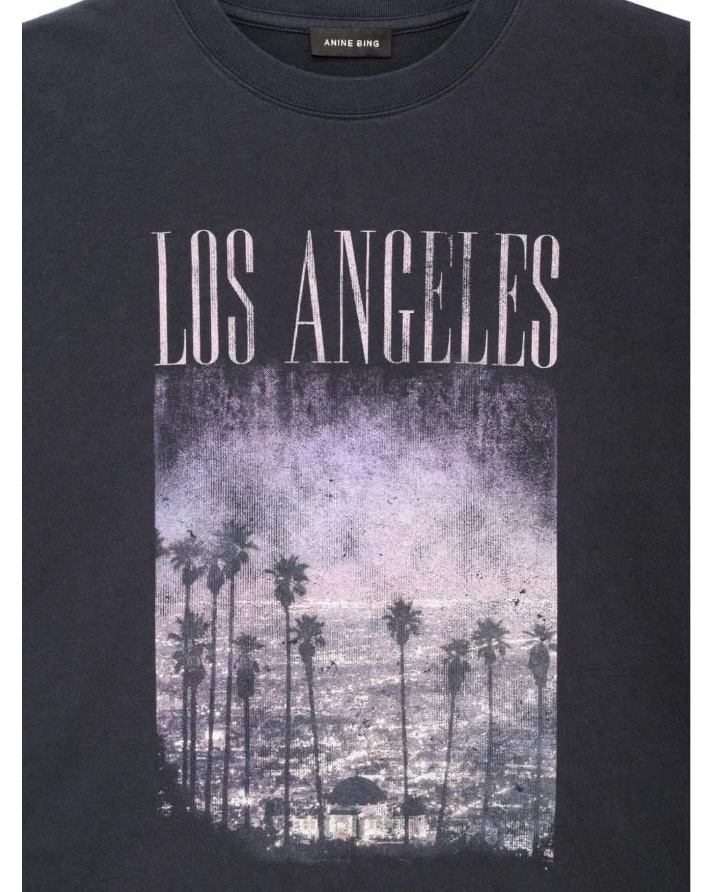Anine Bing Blue Cade Tee Los Angeles