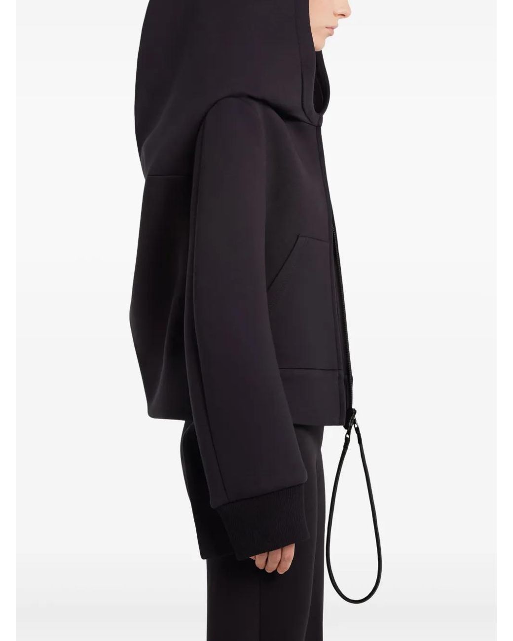 Veste Cocoon Courreges en coloris Black
