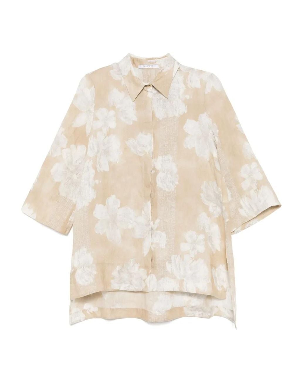 Transit Natural Hemd Mit Blumen-Print