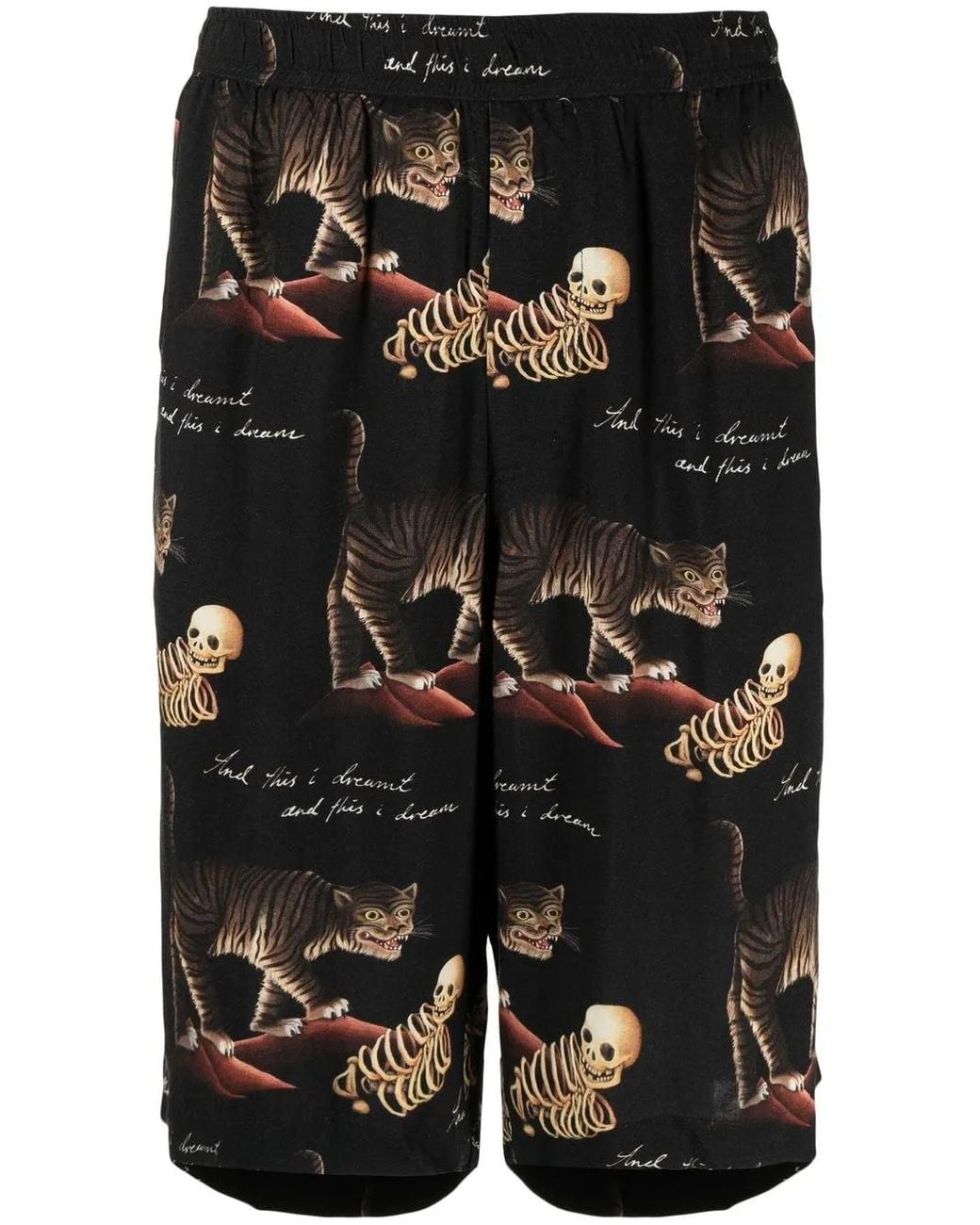 Bermudas Con Estampado Dreamt Endless Joy de hombre de color Black