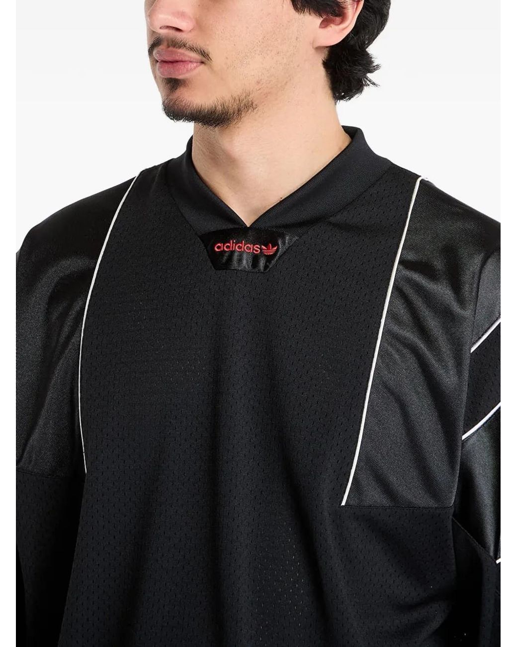 Adidas Black Nightgown Long-Sleeve T-Shirt for men