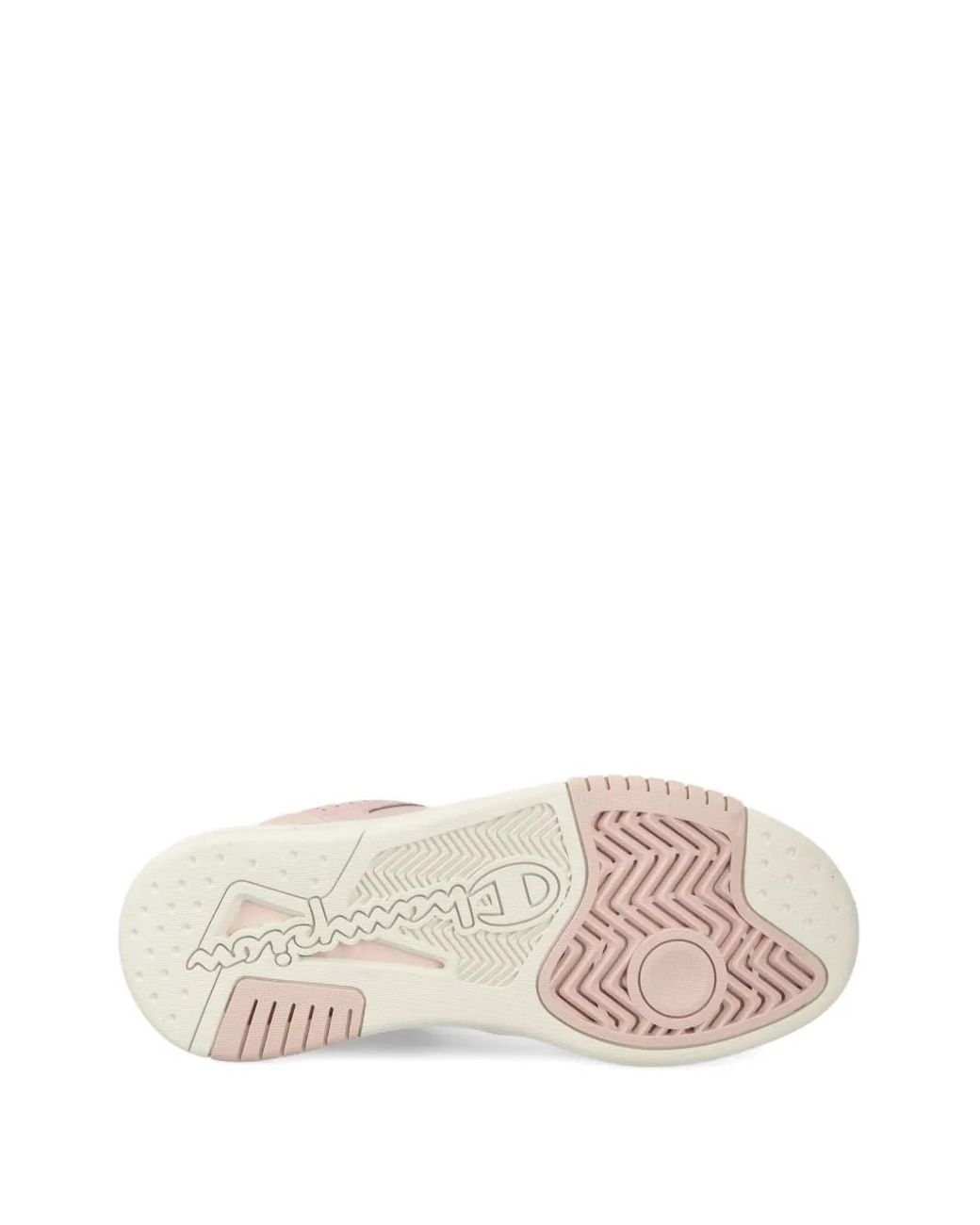 Champion Pink Logo-Detail Perforated Sneakers