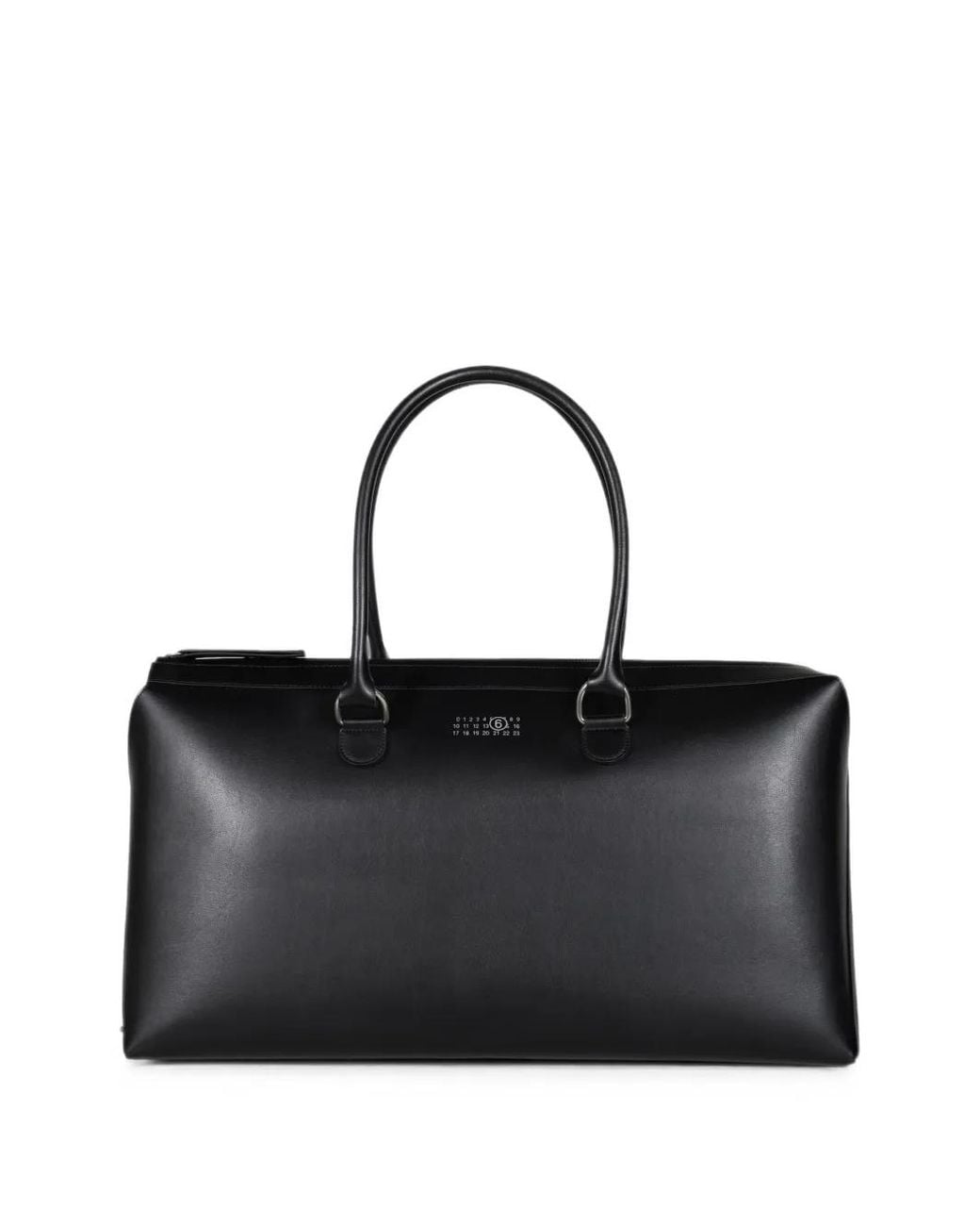 MM6 by Maison Margiela Black Bauletto Weekend Bag for men