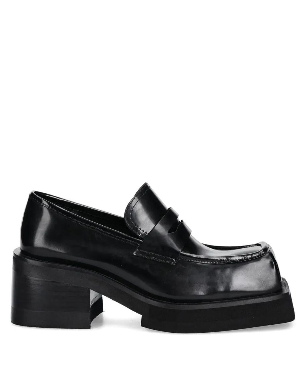Jeffrey Campbell Black Square-Toe Pumps