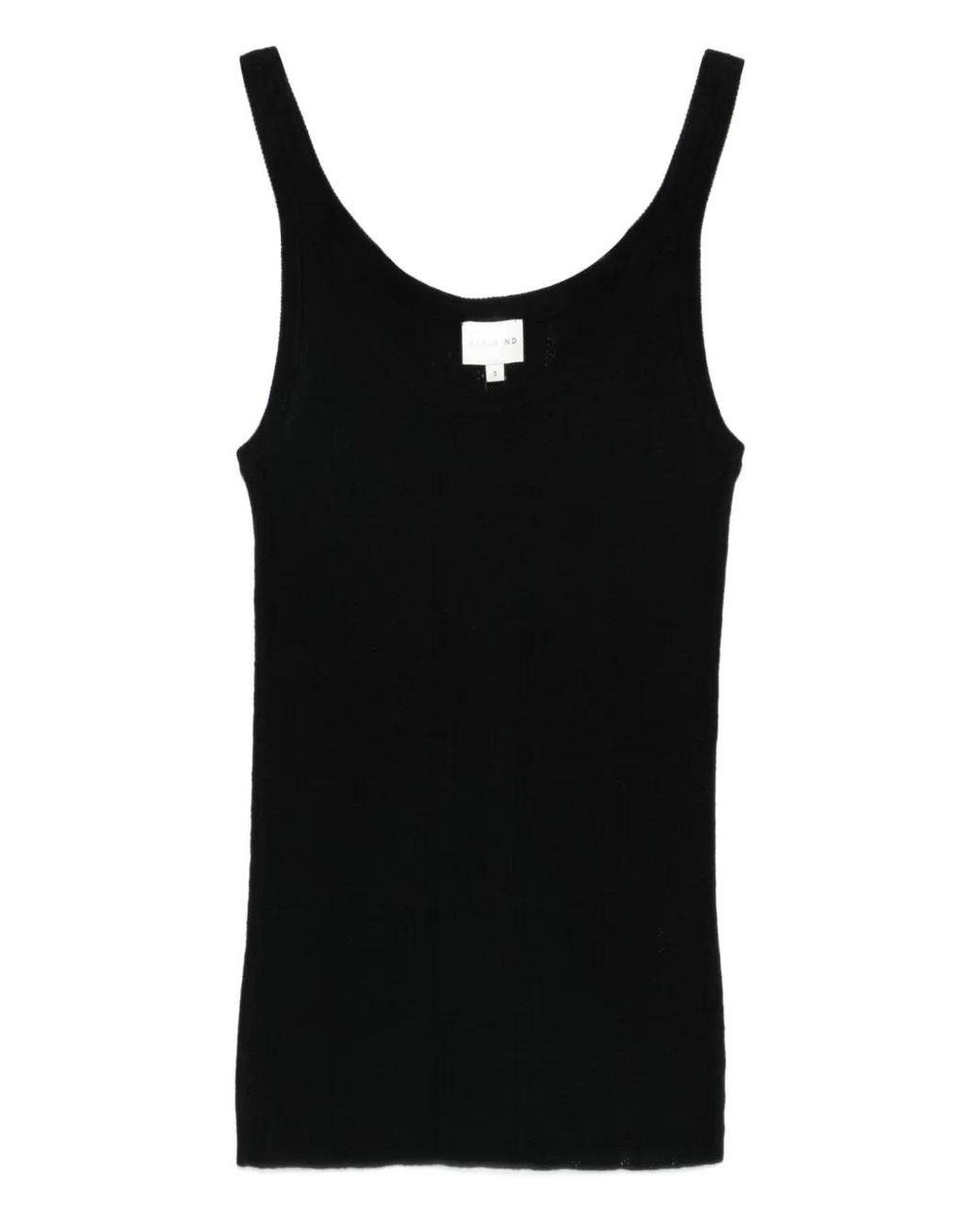 Herskind Black Ribbed-Trims Vest