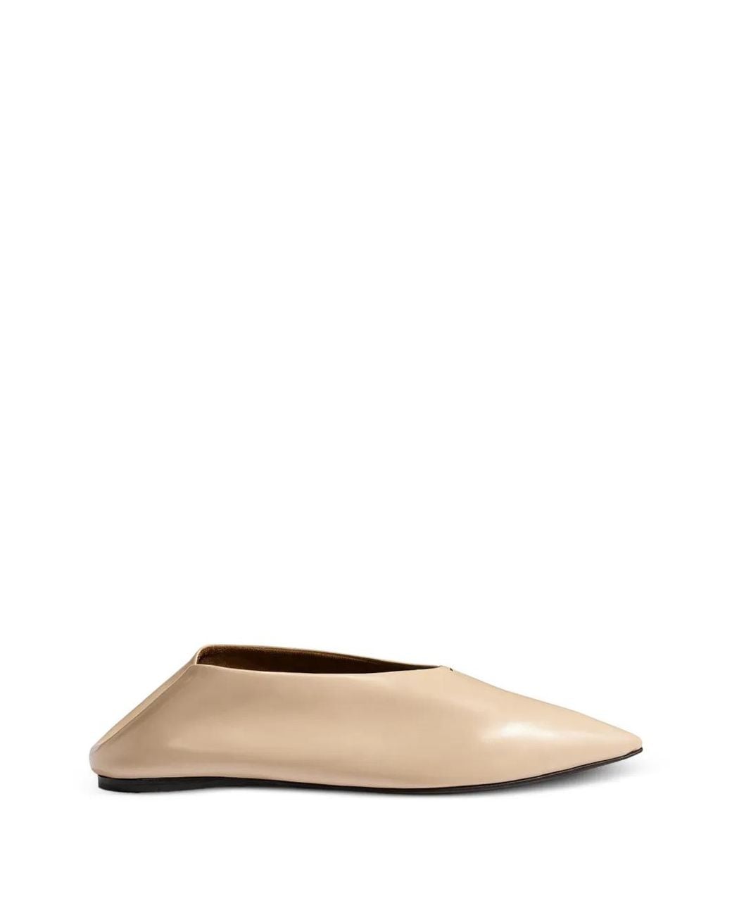 Khaite White Miriam Ballerinas