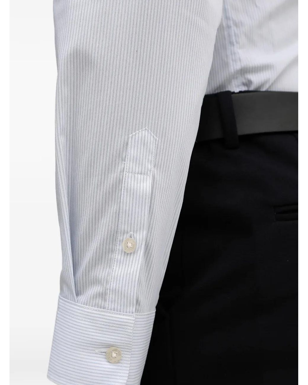 Striped Buttoned Shirt Guess de hombre de color White