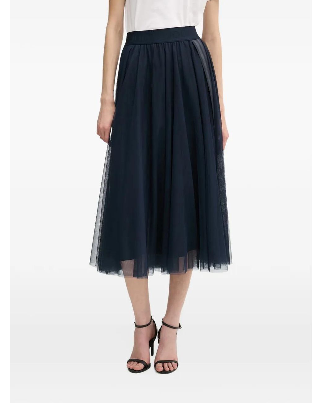 Joop! Blue Fridi Tulle Midi Skirt