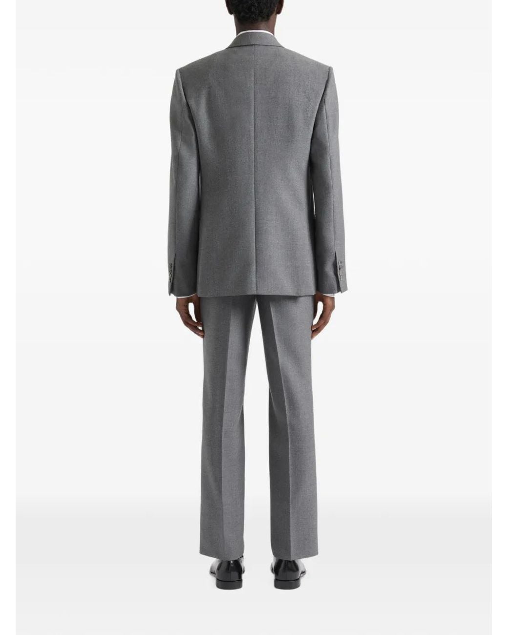 Givenchy Flanellen Straight Pantalon in het Gray voor heren