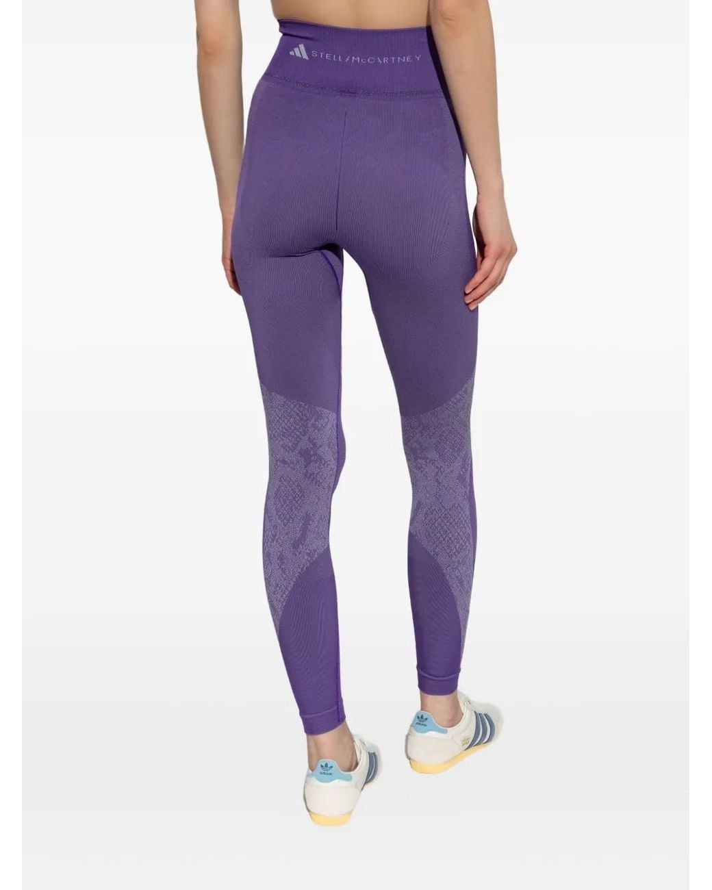 Adidas By Stella McCartney Purple Training Leggings
