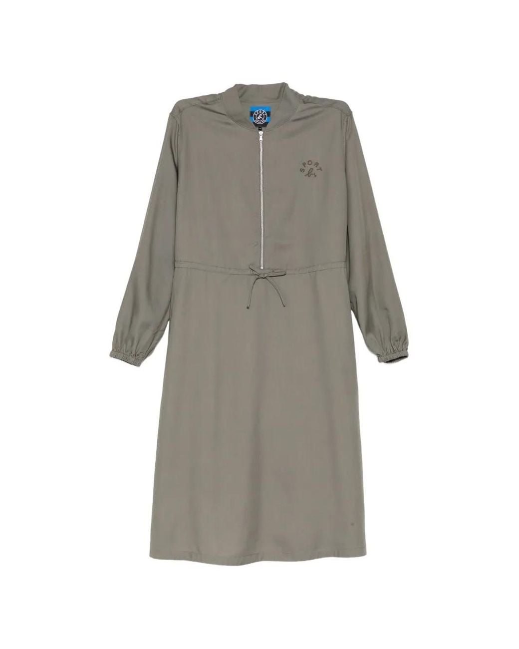 SPORT b. by agnès b. Gray Logo-Embroidered Dress
