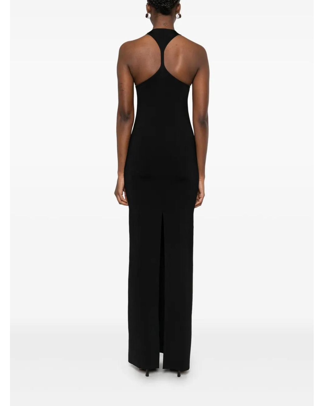 Saint Laurent Black Kleid Maxi Dress